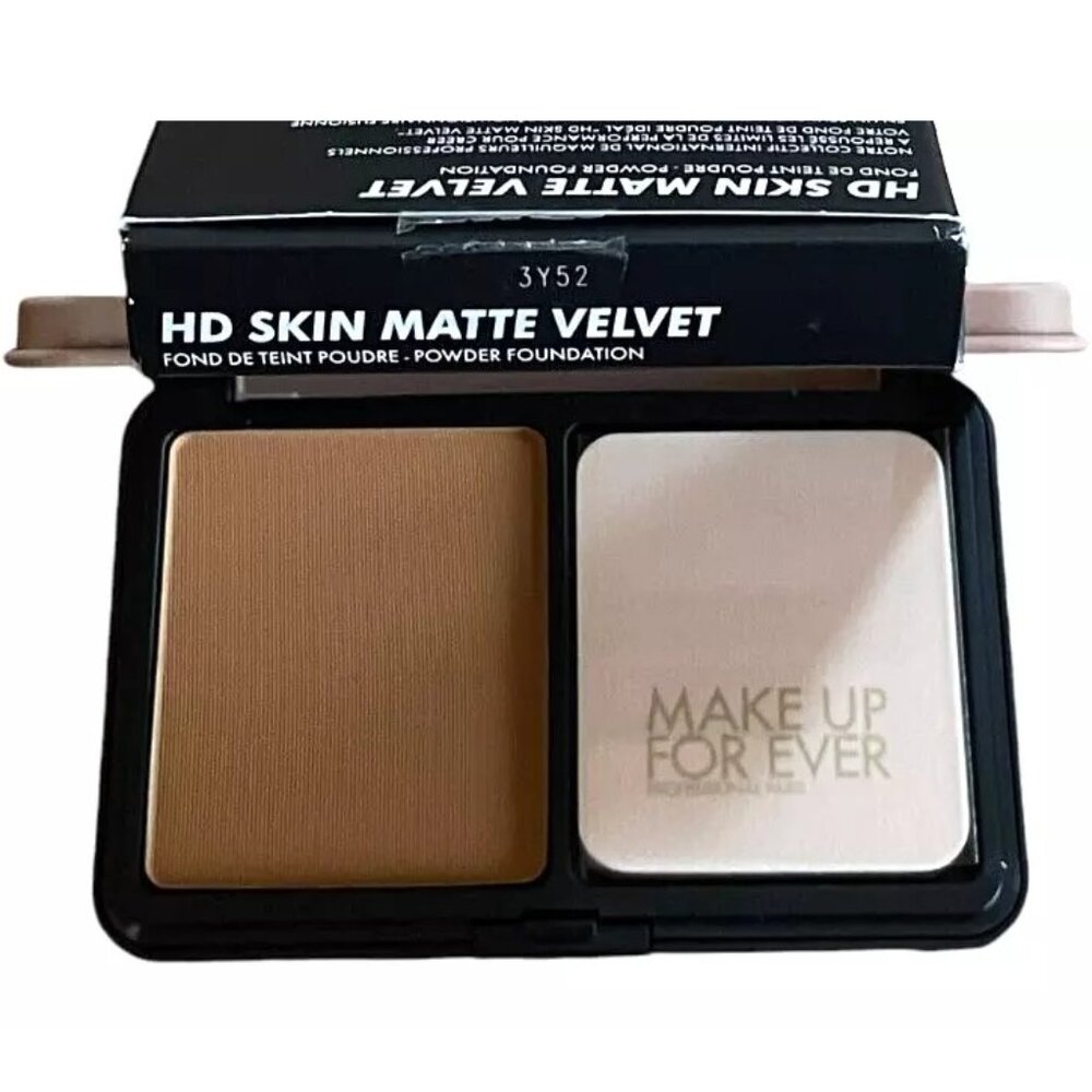 Make Up For Ever 3Y52 Warm Chestnut HD Skin Matte Velvet Powder Foundation